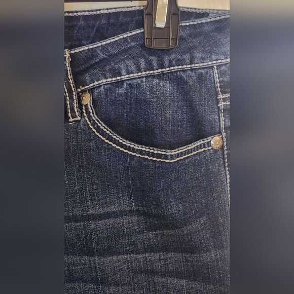 Lux Nation Sz 28/6 Women's Denim Blue Jeans - Picture 3 of 10